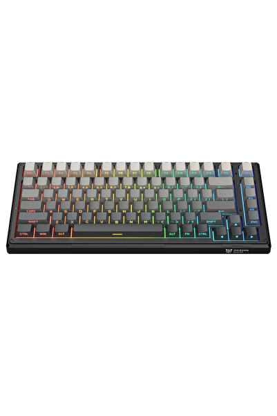 Onikuma G83 Gradient Gray-Black %75 Outemu Customized Linear Switch Hotswap R...