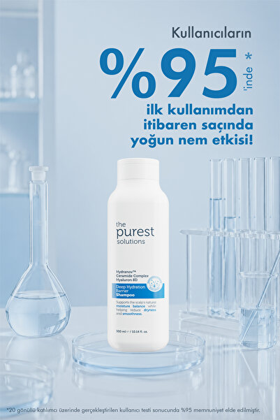 The Purest Solutions Yoğun Nem ve Bariyer Desteği Sağlayan Şampuan, 300 ml