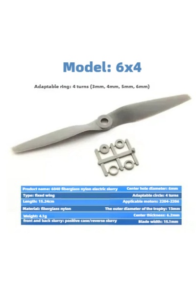 Choice3 6X4 Forward oar Genuine Gemfan RC Propellers Set for Model Airplane -...