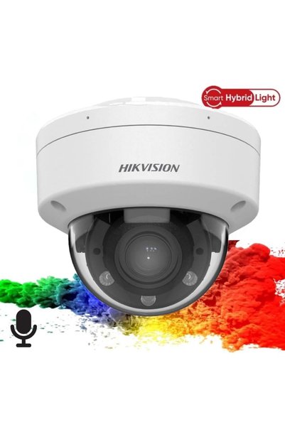 Hikvision DS-2CD1723G2-LIZSU 2MP Motorize H265+ IP Dome Kamera Smart Hybrid Light+Ses