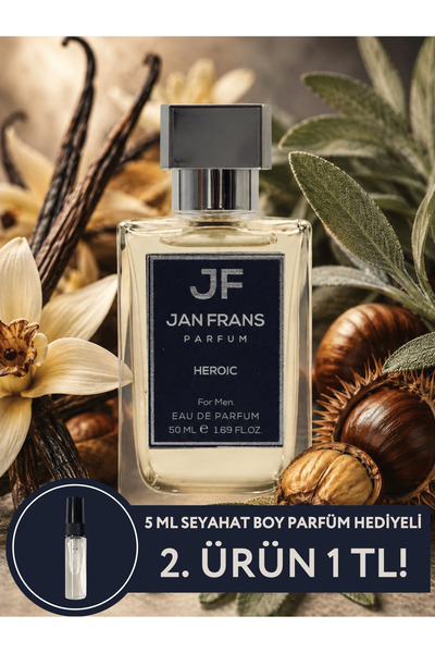 JF JAN FRANS STRONG THAN YOU | Heroic - Vanilya Vanilyalı Odunsu Tatlı Kokulu...
