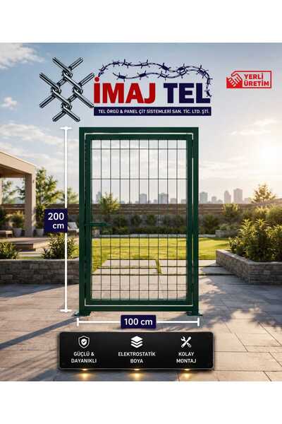 İMAJ TEL ÖRGÜ & PANEL ÇİT SİSTEMLERİ Panel Çit Kapı Yeşil / Panel Çit Kanatlı...