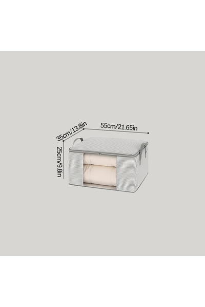 Choice 55cm Visible Large Capacity Storage Box Portable Household Clothes Org...