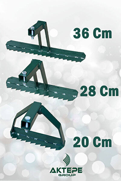 AKTEPE Group Pancar Ara Çapası 3 Bıçaklı Ot Sökme Ot Yolma Tırpan Çapası 20 Cm 28 Cm 36 Cm Üç Çelik Bıçak
