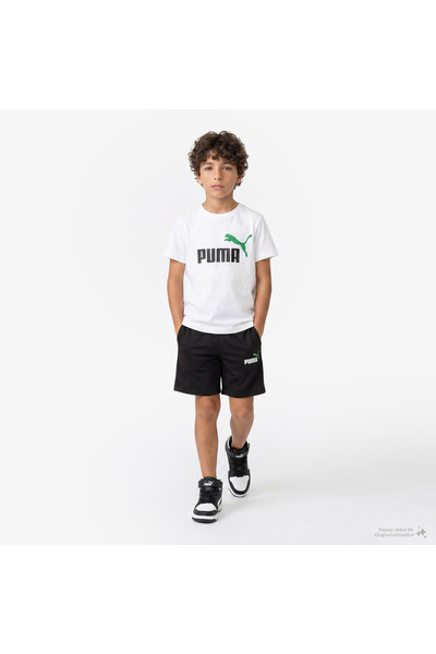 Puma Essentials Kids Black Tracksuit Set