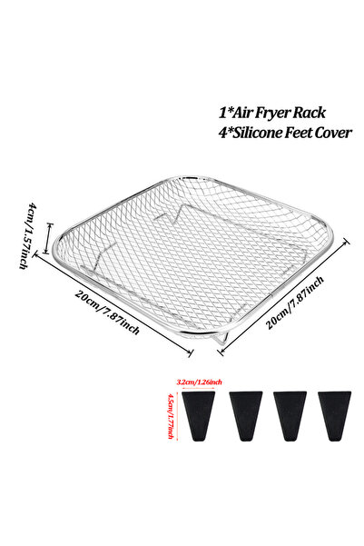 Choice4 Style 1 Stainless Steel Air Fryer Baking Grilling Rack with Air Fryer...
