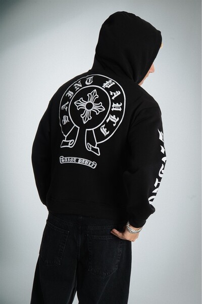 UKHWD SUPPLY Ανδρικό φούτερ με κουκούλα Saint Pauli oversized UK1079SY