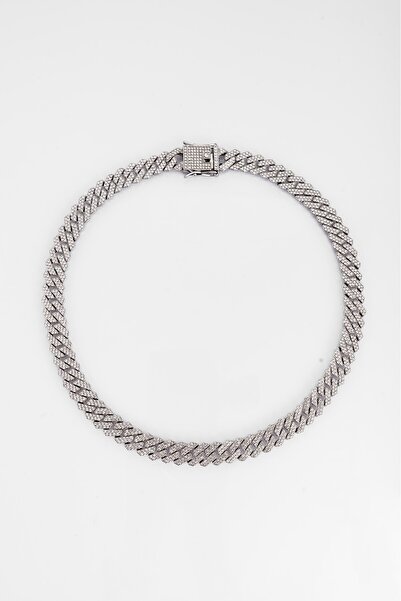 Crupt Studio 10mm Iced Out Prong Chain Erkek Kolye KA1371GM