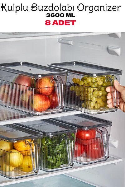 Open Home Concept 8-Piece Closet Organizer with Lid and Handle and Strainer