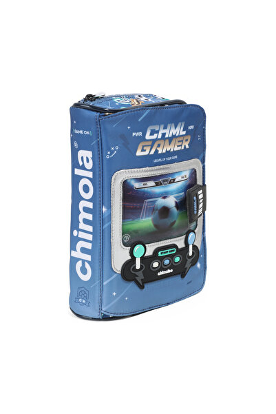Chimola Chml Gamer Football Blue Pen Bag