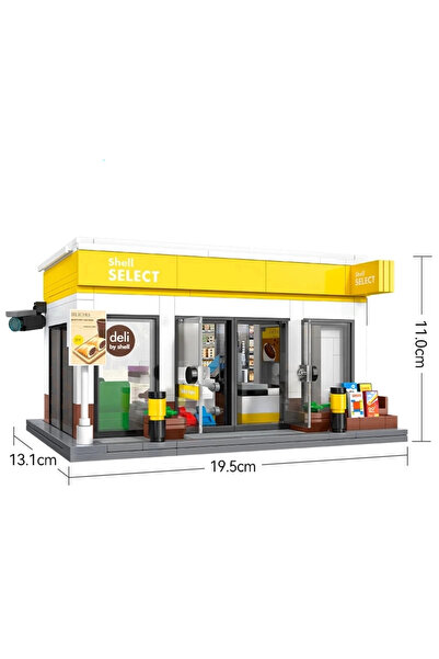 choice2 no box MOC City Retail Station Gas Station Car Wash Series Building B...