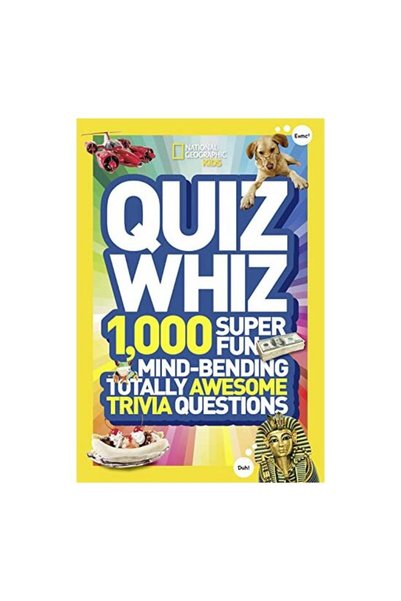 NATIONAL GEOGRAPHIC Quiz Whiz 1000 de întrebări trivia super distractive, car...