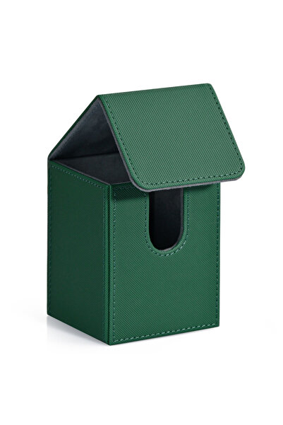 Choice4 Green Card Deck Box, Card Storage Box Holds 100+ Single Sleeved Cards...