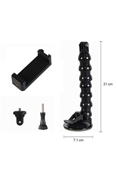 Choice Package B Flexible Gooseneck Extension Suction Cup Mount Car Holder fo...