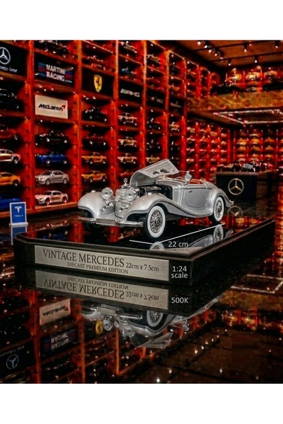 OYUNCAKSAHİLİ Mercedes Benz 500K Metal Klasik ingiltere Araba 1936 Model 1,24...