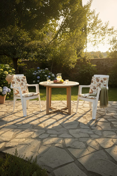 güzelmağaza 2 Pieces of Backrest Chair Cushion with Double-Sided Zipper, Elas...
