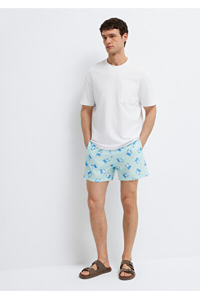 Mavi Crab Printed Green Swim Shorts 0912337-70847