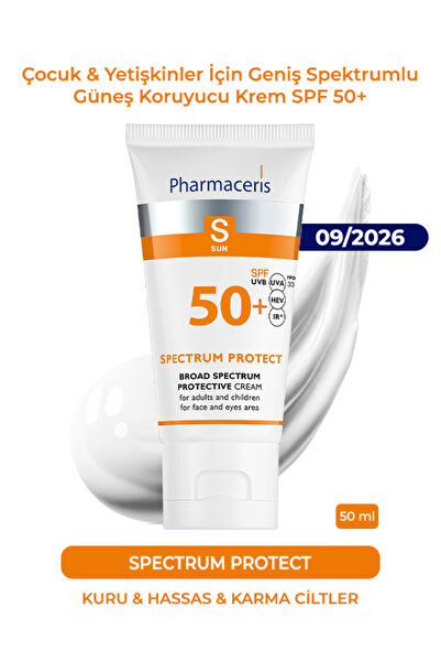 Pharmaceris Spectrum Protect SPF 50+ | Çocuk & Yetişkinler İçin Geniş Spektru...