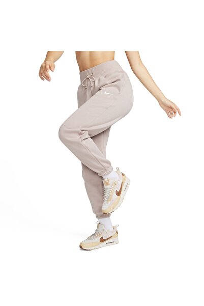 Nike W NSW PHNX FLC HR OS ΠΑΝΤΕΛΟΝΙ DQ5887-272 Μπεζ M