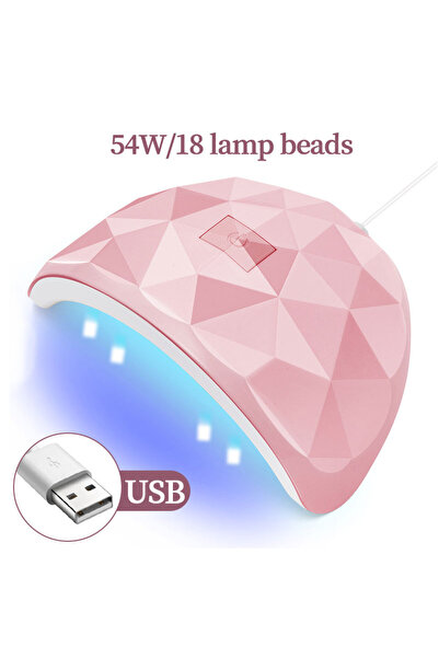 Choice USB Plug Pink-2 54W Nail Dryer Lamp UV Light For Nails Eyes Protection...