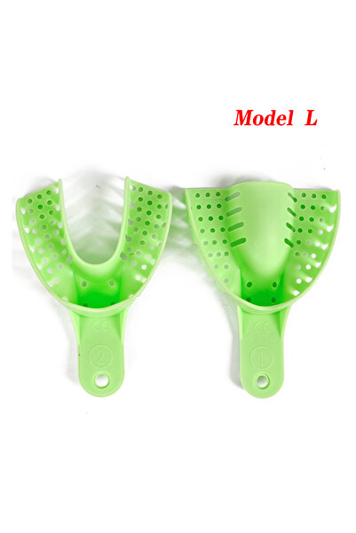 Choice5 Model L Dental Impression Trays Holder Disposable Plastic Denture Tra...
