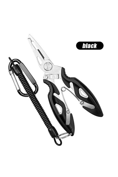 Choice Black Fishing Pliers Line Cutter Multifunctional Knot Aluminum Alloy S...