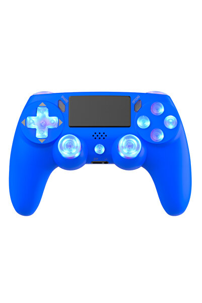 Choice Blue GAMINJA P471 Wireless Controller with Dynamic RGB Lighting And Du...