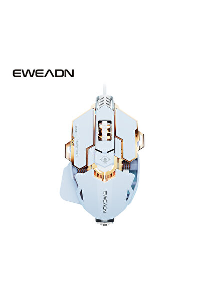 Choice ماوس ألعاب بأسلاك EWEADN G5 USB أزرق اللون مع صوت، خيار التشغيل الصامت...