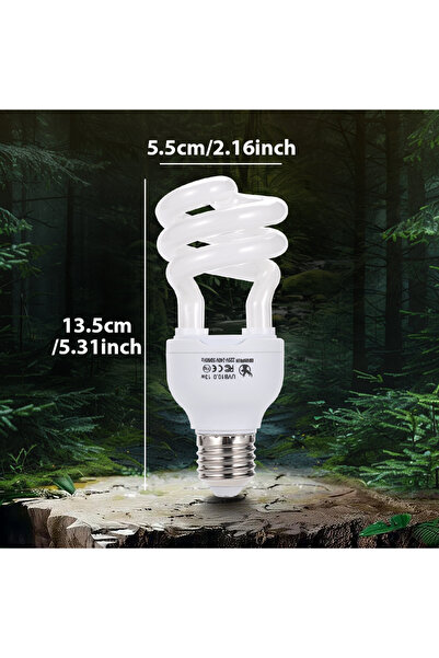 Choice 1PCS 13W Pet Box Lamp 10.0UVB Pet Climbing Lamp Pet Heating Lamp for B...