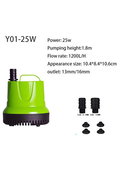choice2 EU-220V 50HZ 2000D-25W Submersible Water Pump for Fish Tank Pond, Hyd...