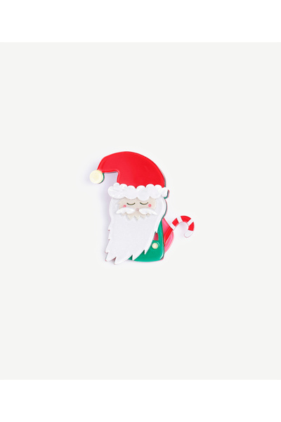 Yargıcı Noel Baba Figürlü Broş
