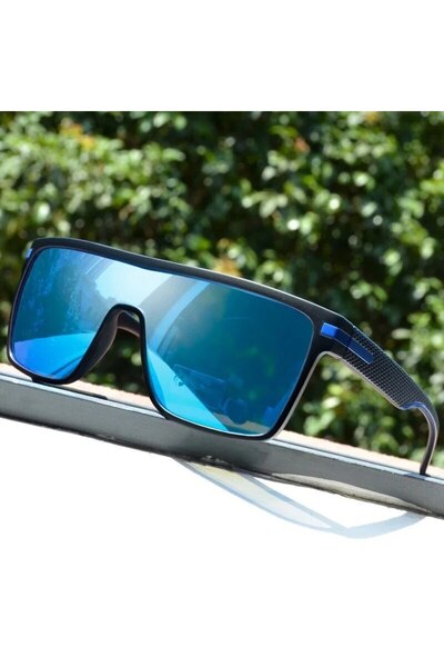 Choice Other C1 Blue Mirror CRIXALIS Fashion Polarized Sunglasses For Men Squ...