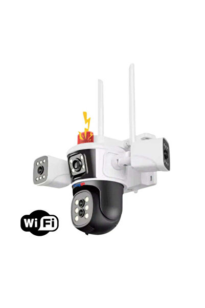 OEM CLC SmartGear 8K Τριπλή κάμερα παρακολούθησης WiFi, 4 φακοί, ζουμ 10X, αυ...