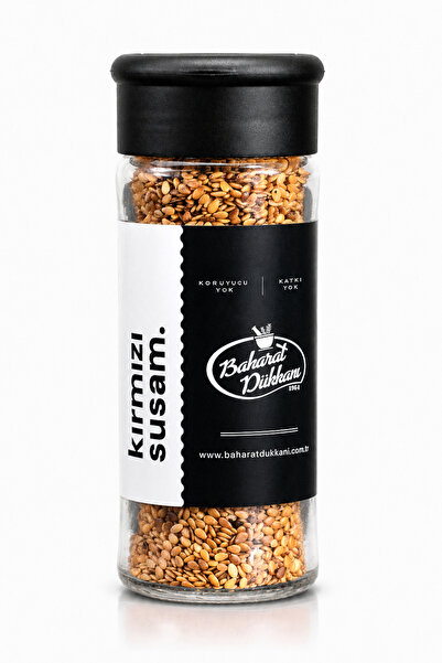 Baharat Dükkanı Kırmızı Susam 65gr (cam)