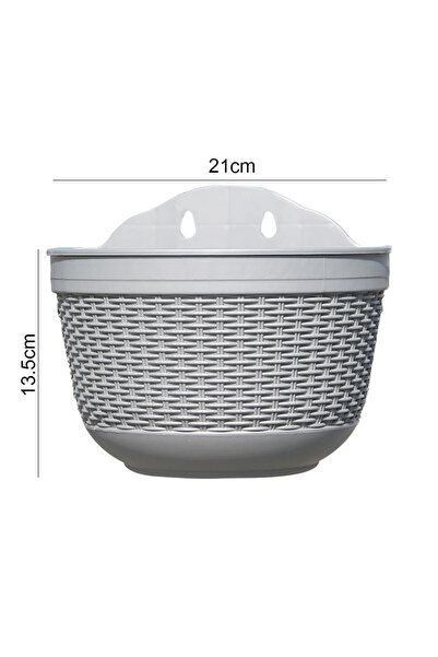 Choice1 C Imitation Rattan Woven Creative Flower Pot Garden Flower Pot Flower...
