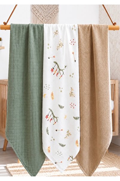 Sahra İpek Organic Cotton Muslin Blanket & Muslin Baby Blanket