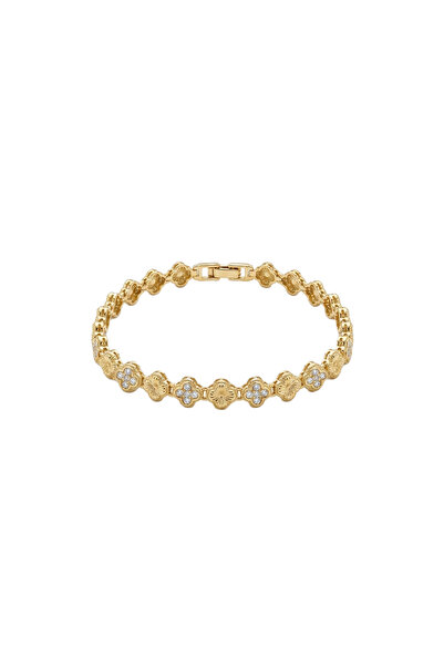 Charmist Steel Zircon Clover Lucky Bracelet