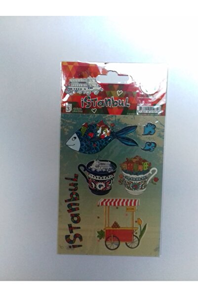 CREA Ticket 1072 Sticker Istanbul 3 Sheets (1 Pack)