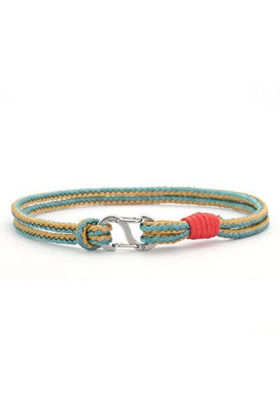 Choice 20.5cm Khaki Green Nautical Handmade Braided Rope Bracelet Men Women S...