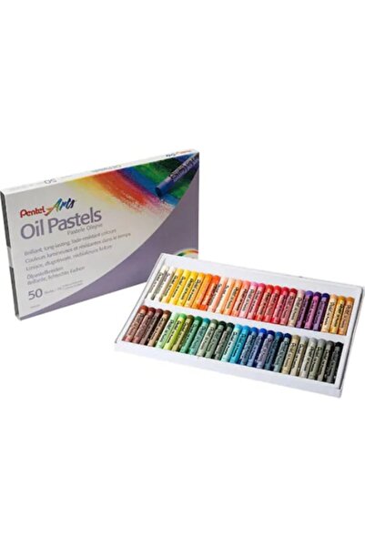 Pentel Arts Oil Pastels 50 Colors Oil Pastel Paint