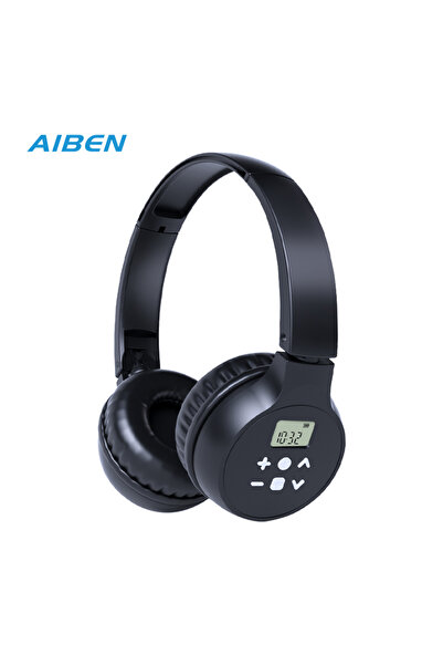 Choice black AIBEN C201S Portable FM Radio Headphone 3.5mm Jack Headphones, W...