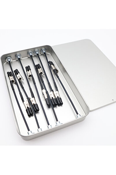 Choice 10Pcs-Box New Silver Model Painting Stand Base Holder Alligator Clip S...