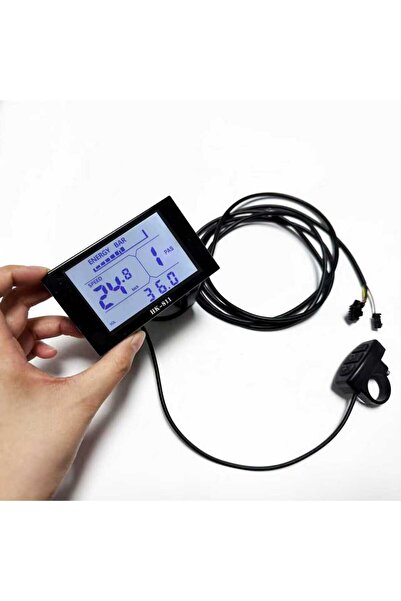 Choice HK811 Horizontal DC 24V 36V 48V 60V E-bike LCD Display Screen P3 LCD 0...
