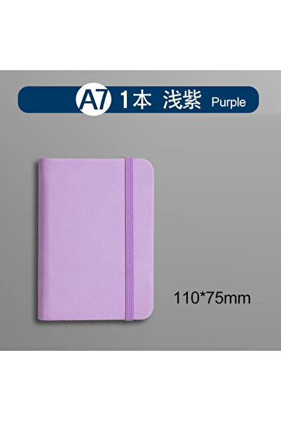 Choice1 purple A7 1Pcs A7 Mini Notebook Portable Student Pocket Book Notepad ...