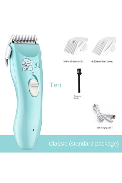 Choice SKY BLUE Silent Baby Hair Clipper Children Hair Clippers Electric Quie...
