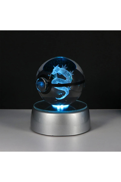 choice2 5cm with Base Gyarados Pokemon 3D Crystal Ball Pikachu Gengar Eevee M...