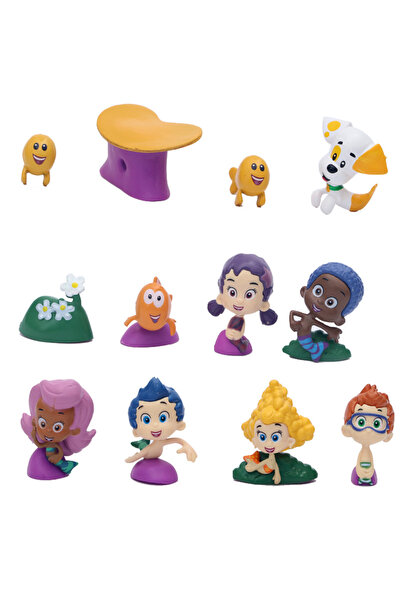 Choice Bandai pack by bag 01 12pcs/set bubble guppies Characters Fish Mermaid...