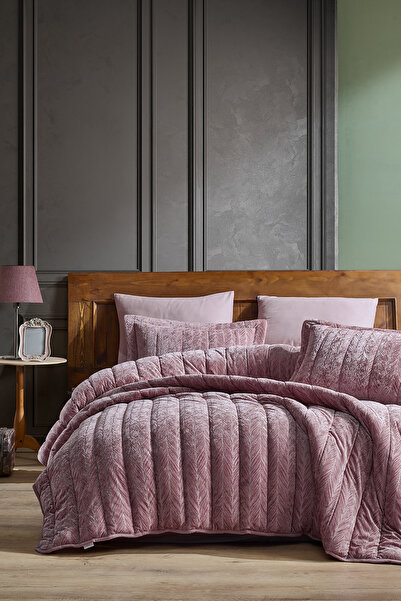 Elart Velvet Comfort Set Uyku Seti Çift Kişilik Kadife 3 Parça (230x220 cm)i ...