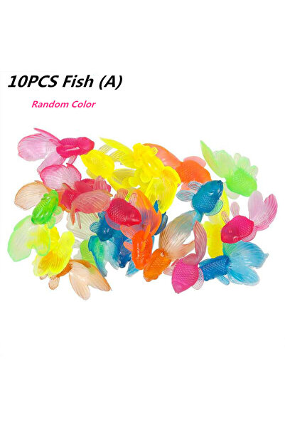 Choice 10PCS Fish A No Children's 10Pcs/Set Kawaii Simulation Goldfish Baby B...