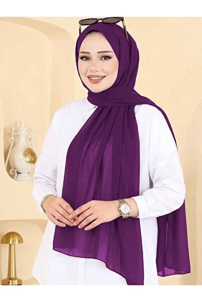 asia collection DÜZ ŞİFON ŞAL